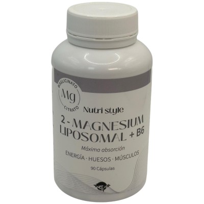 Magnesio Liposomal (Citrato y Bisglicinato) + B6 90 Cápsulas de Espadiet Espadiet ESP-82181 Suplementos Minerales  salud.bio
