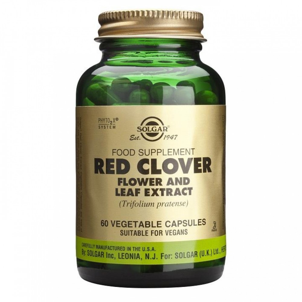Trébol Rojo / Red Clover de Solgar Solgar 184142 Menopausia salud.bio