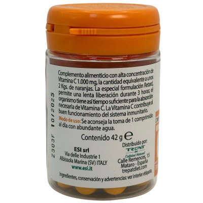 Vitamina C 1000mg Retard 30 ó 90 Comprimidos de ESI ESI ESI-VC-30-90 Vitamina C salud.bio