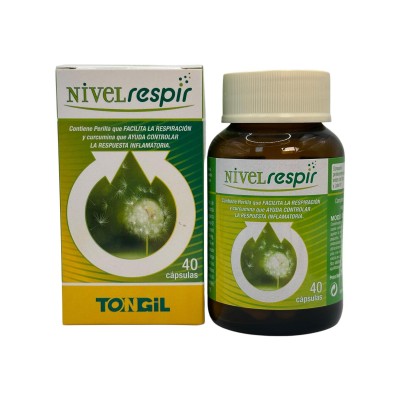 NIVELRESPIR (Con Perilla) 40 Cápsulas de Tongil Tongil H32 Sistema inmunitario salud.bio