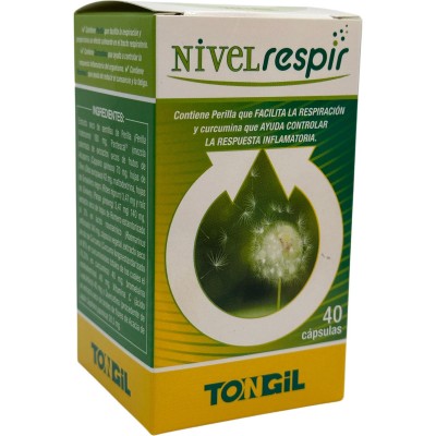NIVELRESPIR (Con Perilla) 40 Cápsulas de Tongil Tongil H32 Sistema inmunitario salud.bio