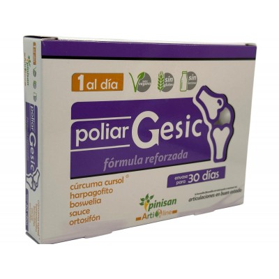 POLIAR GESIC Huesos y Articulaciones (Formula reforzada) 30 Cápsulas de PINISAN Pinisan 10600086 Articulaciones, Huesos, Tend...