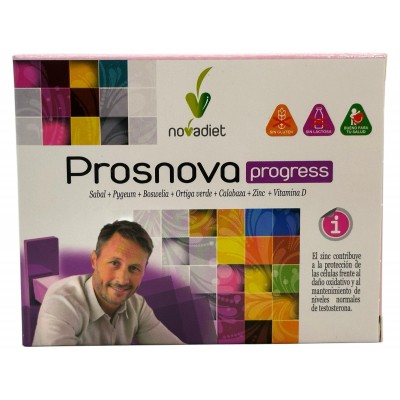 Prosnova progress 60 Cápsulas de Novadiet Novadiet NOV-52071 Bienestar urinario. Ayuda en el bienestar urinario. salud.bio
