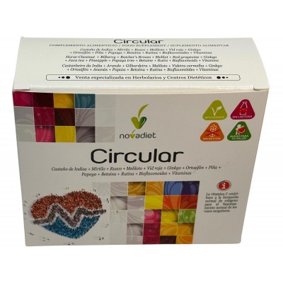 Circular 20 viales de NovaDiet Novadiet NOV-55046 Sistema circulatorio salud.bio
