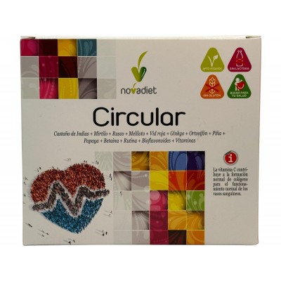 Circular 20 viales de NovaDiet Novadiet NOV-55046 Sistema circulatorio salud.bio
