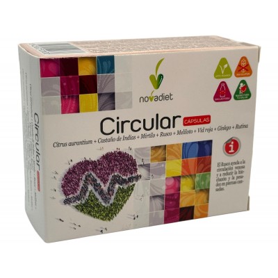 Circular 20 viales de NovaDiet Novadiet NOV-55046 Sistema circulatorio salud.bio