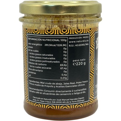 Levantamuertos 220 g. BIO ECO del Matorral Naturdis NATUR-15982 Miel, Polen, Jalea Real, Propolis salud.bio