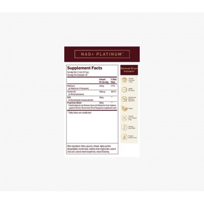 NAD+ Platinum® NMN Liposomal QuickSilver 100ml de Life Extension Life Extension LIF-04800 Antioxidantes salud.bio