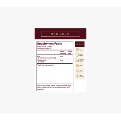 NAD+ Gold® NMN Liposomal QuickSilver 50ml de Life Extension Life Extension LIF-04540 Antioxidantes salud.bio