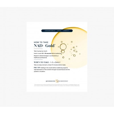NAD+ Gold® NMN Liposomal QuickSilver 50ml de Life Extension Life Extension LIF-04540 Antioxidantes salud.bio