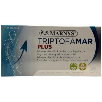 PACK 2x1 TRIPTOFAMAR PLUS 60 + Relahelp de MARNYS® Marnys PACKMN839MN836 Estados emocionales, ansiedad, estrés, depresión, re...