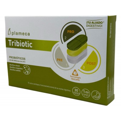 Tribiotic (Probióticos 35 Mil Millones) 30 Comprimidos de Plameca Plameca PLA-84621 Ayudas aparato Digestivo salud.bio