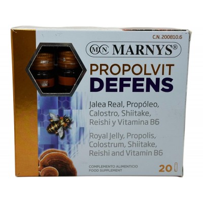 Propolvit Defens 20 viales de MARNYS® Marnys MNV238 Sistema inmunitario salud.bio
