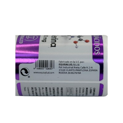 L-Serina 400mg en 50 y 180 Cápsulas de Equisalud Equisalud EQU-02830-02653 Aminoácidos salud.bio