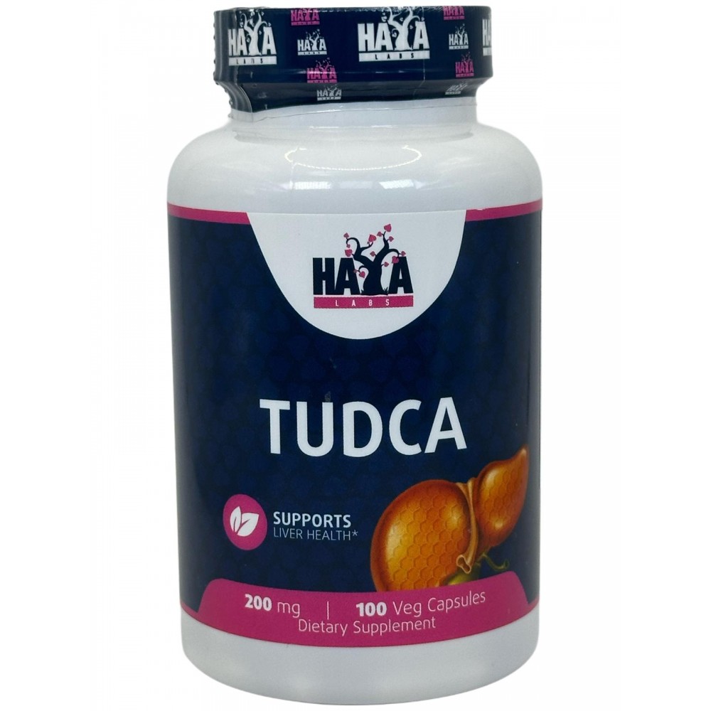 TUDCA 200 mg. 100 Vcaps de Haya labs Haya Labs HAY-41608 Higado y sistema hepatobiliar salud.bio
