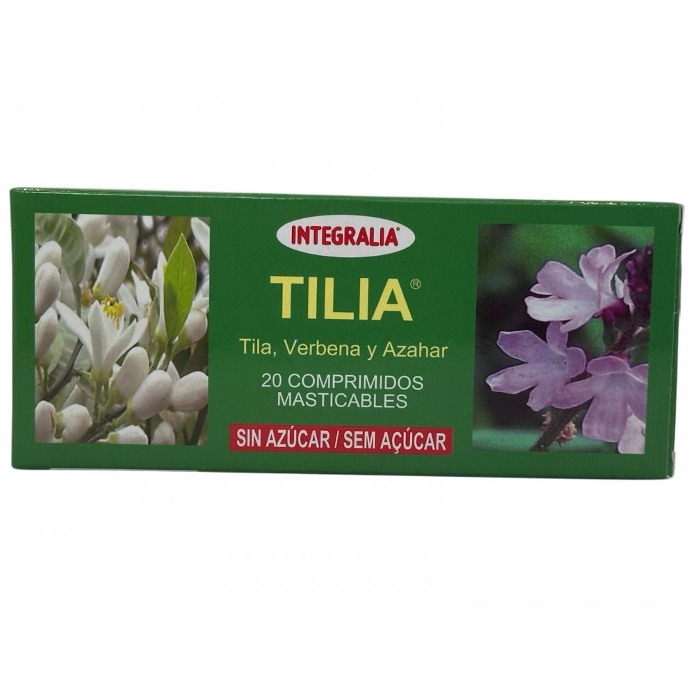 Tilia comprimidos Masticables de Integralia INTEGRALIA INT-54025 insomnio y descanso salud.bio