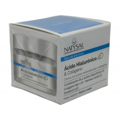 Crema Ácido Hialurónico 4D & Colágeno de Natysal Natysal 13605 Cosmética Natural salud.bio