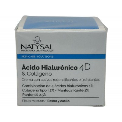 Crema Ácido Hialurónico 4D & Colágeno de Natysal Natysal 13605 Cosmética Natural salud.bio