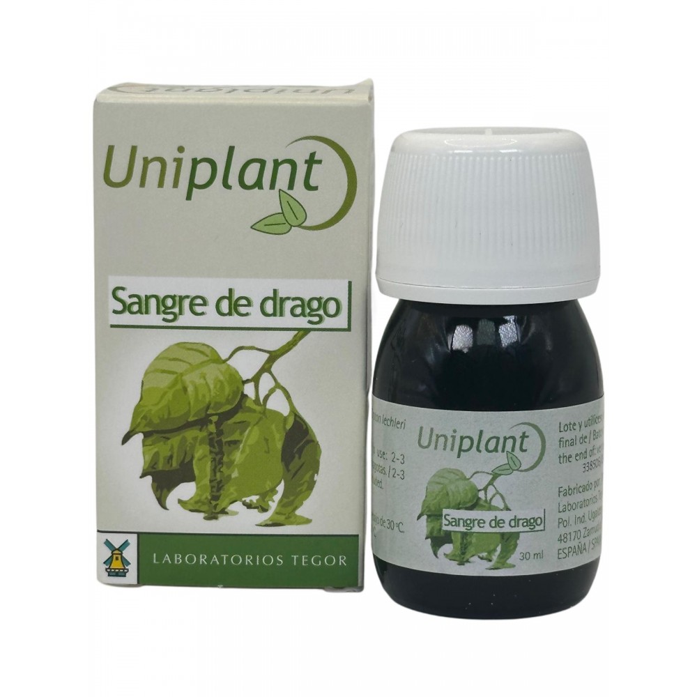 Uniplant Sangre de Drago de Laboratorios Tegor Tegor FTU01006 Plantas Medicinales salud.bio