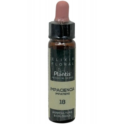 Impaciencia (18) Impatiens Elixir Floral Ecológico de PLANTIS (Dr. Bach) Artesania Agrícola ART-095018 Estados emocionales, a...