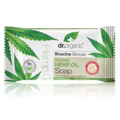 Jabon en pastilla de Aceite de Cañamo de Dr.Organic Doctor Organic 00496 Cuidado externo e higiene salud.bio
