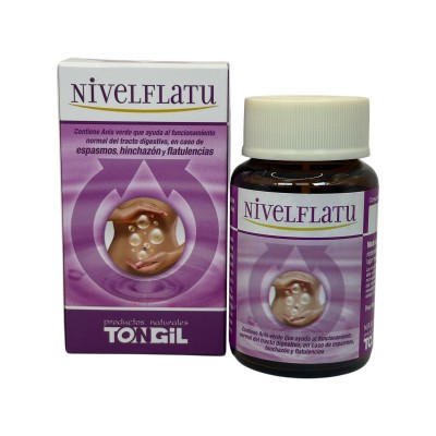 NIVELFLATU (Gases, inchazon, Espasmos) 30 Cápsulas de Tongil Tongil TON-30215 Ayudas aparato Digestivo salud.bio