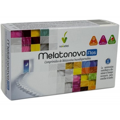 Melatonova flas Melatonina de 1.9mg de Novadiet Novadiet 10041 insomnio y descanso salud.bio