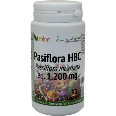 Pasiflora 1.200mg HBC 90 Cápsulas de Manabíos Manabios MAN-111558 Estados emocionales, ansiedad, estrés, depresión, relax sal...