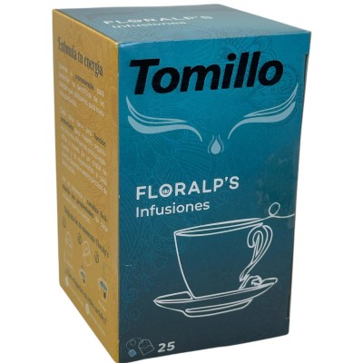 Tomillo Tisana 25 Infusiones de Floralp´s Belice logistica s.l. FLO-17020 Infusiones salud.bio