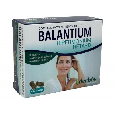 Balantium HIPERMONIUM retard 45 Cápsulas de derbós Derbós DER-15021 Estados emocionales, ansiedad, estrés, depresión, relax s...
