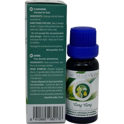 Ylang Ylang Aceite Esencial Quimiotipado 15ml de MARNYS Marnys AA011 Aceites esenciales uso interno salud.bio