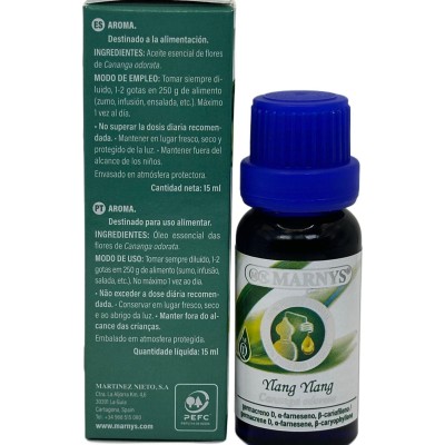 Ylang Ylang Aceite Esencial Quimiotipado 15ml de MARNYS Marnys AA011 Aceites esenciales uso interno salud.bio