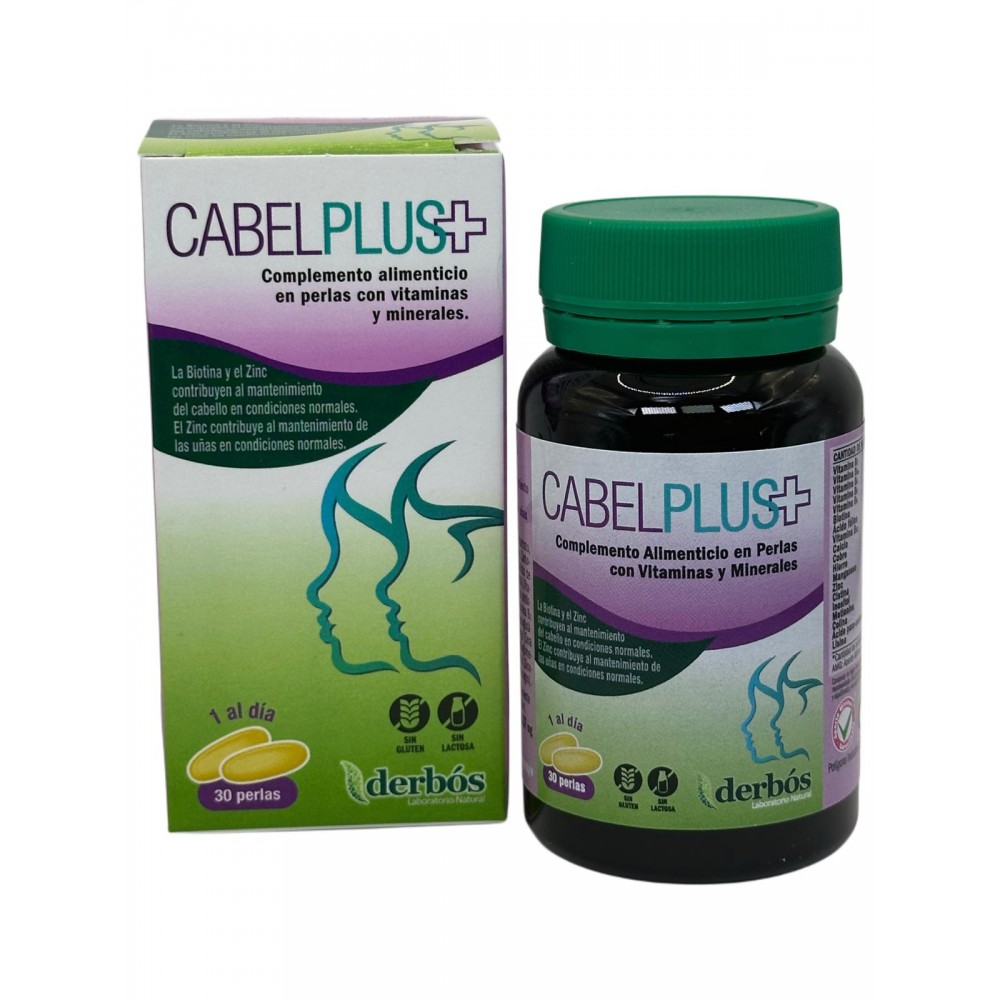 Cabelplus 30 perlas de derbós Derbós DER-028 Piel, Cabello y Uñas, Complementos y Vitaminas salud.bio