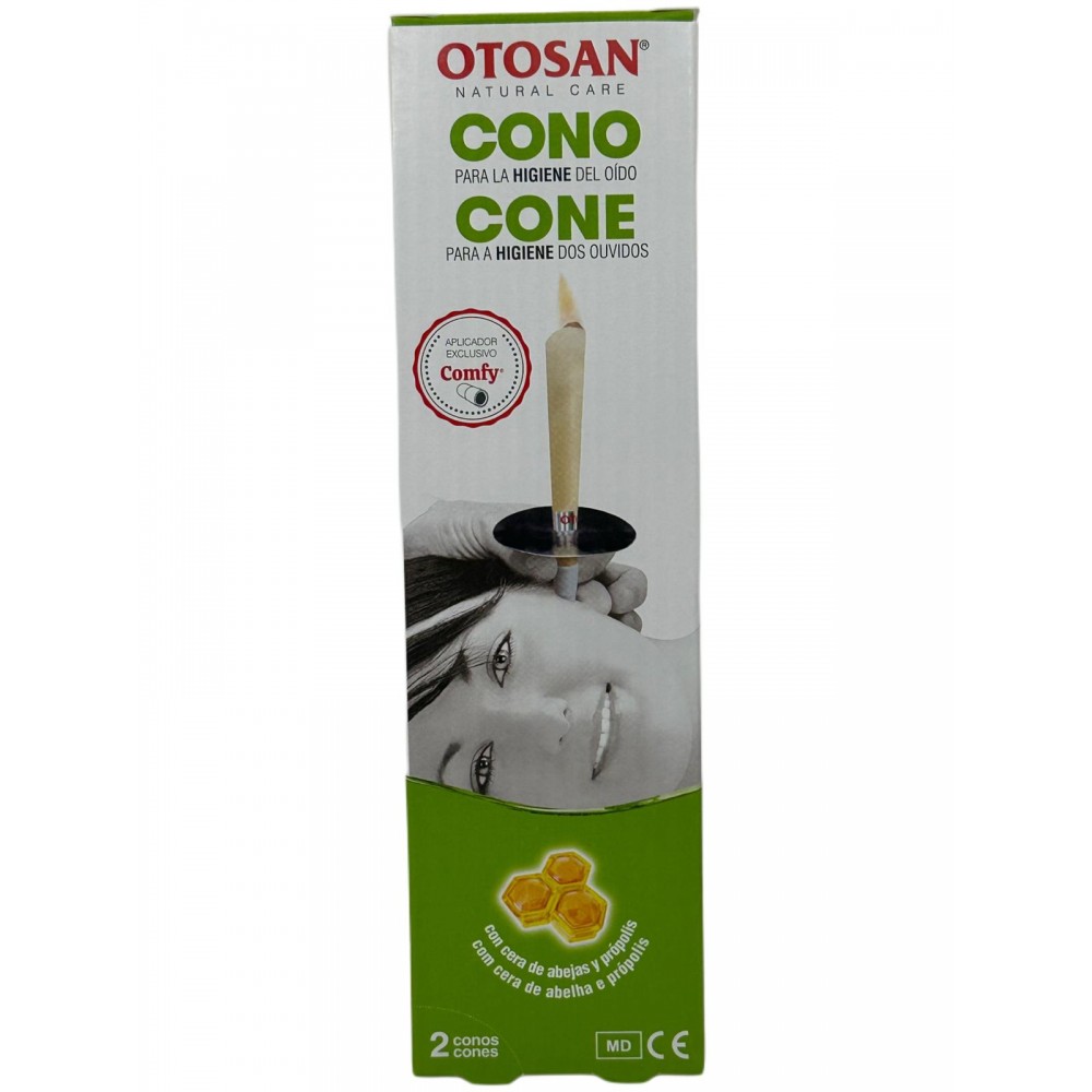 Conos para higiene del oído de Otosan Santiveri  SAN-45900002 Cuidado externo e higiene salud.bio