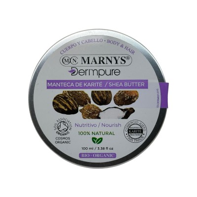 Manteca de Karité BIO pura de MARNYS Marnys DERM001 Cosmética Natural salud.bio