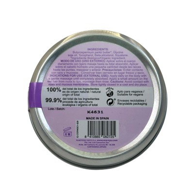 Manteca de Karité BIO pura de MARNYS Marnys DERM001 Cosmética Natural salud.bio