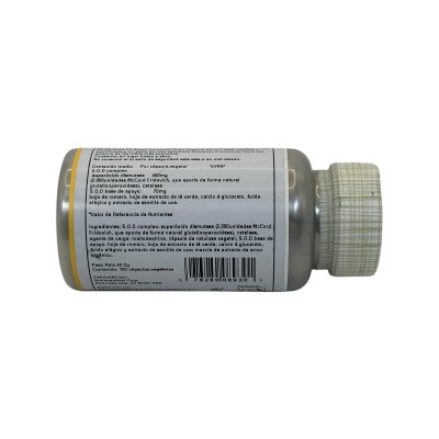 S.O.D. 2000 Plus, Cápsulas de superóxido dismutasa con recubrimiento entérico, 100 cápsulas vegetales de Solaray SOLARAY SOLA...