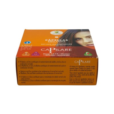 Capilare Anti-caida (Piel, Cabello, Uñas) 60 cápsulas de novadiet Novadiet 83055 Piel, Cabello y Uñas, Complementos y Vitamin...
