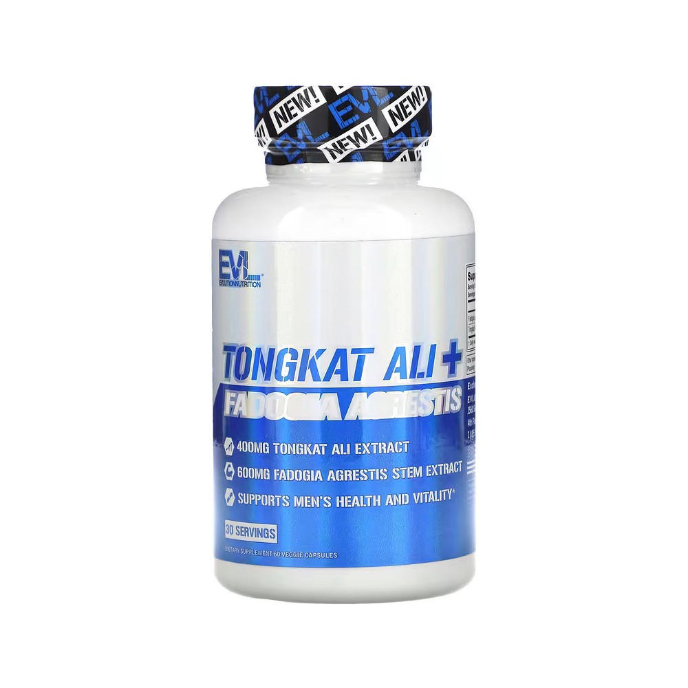 Tongkat ali más Fadogia agrestis, 400 mg, 60 cápsulas vegetales (200 mg por cápsula) de EVLution Nutrition EVLution Nutrition...