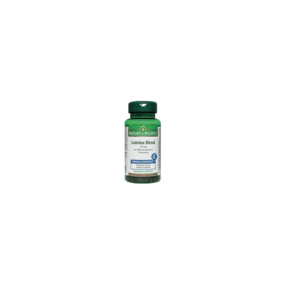 Luteina Blend 20mg con Mesozexantina y Zeaxantina Nature's Bounty NATURE´S BOUNTY 03654 Ojos, visión salud.bio