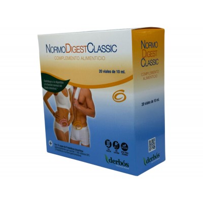 Normodigest Clasic 20 Viales de derbós Derbós DER-15127 Ayudas aparato Digestivo salud.bio