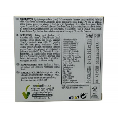 VITALMAS MULTI 30 perlas (Capsula blanda) de Novadiet Novadiet 52015 Vitaminas y Multinutrientes salud.bio
