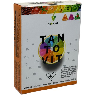 Tantovit multivitaminico 30 comprimidos de Novadiet Novadiet NOV-52080 Vitaminas y Minerales salud.bio