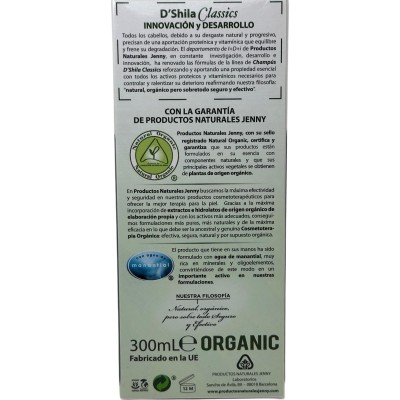 Champú Proteico de Manzanilla 300ml de D´Shila D´Shila 5011120300 Cosmética Natural salud.bio