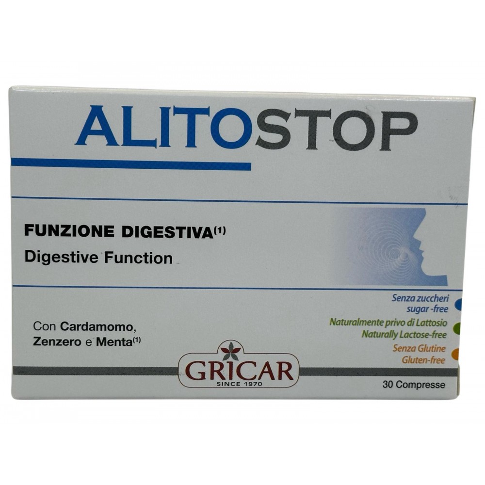 Alito Stop 30 Comprimidos de GRICAR Herbofarm GRICAR IN N010 Ayudas aparato Digestivo salud.bio