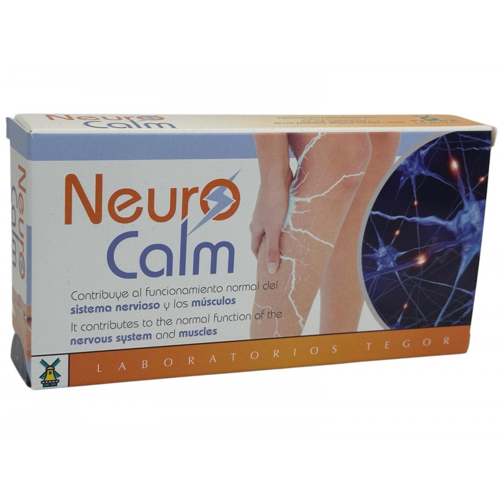 Neuro Calm de laboratorios Tegor Tegor T30878 Estados emocionales, ansiedad, estrés, depresión, relax salud.bio