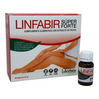 LINFABIR SUPER FORTE (Piernas cansadas) 20 Viales de derbós Derbós DER-15190 Sistema circulatorio salud.bio