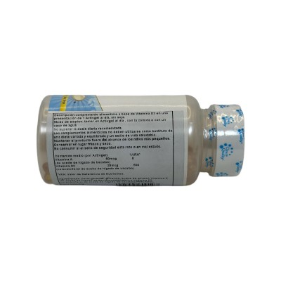 Vitamina D3 1000 UI - 100 perlas ActivGels de KAL (Solaray) SOLARAY KAL-60010 Articulaciones, Huesos, Tendones y Musculos, co...