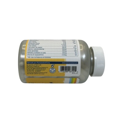 Mega MULTI MINERAL 120 Cápsulas Apto para veganos de solaray SOLARAY SMI-16724 Vitaminas y Minerales salud.bio