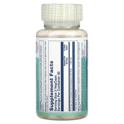 Bromelaína 1000 mg (enzimas digerstivas) 60 cápsulas vegetales (500 mg, 1200 GDU por cápsula) de Solaray SOLARAY SOLA-04843 A...